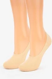 Stopki damskie bawełniane beżowe z silikonem Discreet Marilyn - Skarpetki damskie - miniaturka - grafika 1