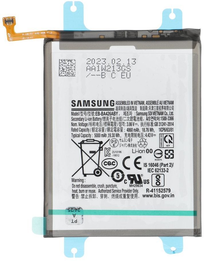 ServicePack Bateria do SAMSUNG A72 A725F GH82-25461A
