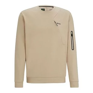 BOSS Salbiq bluza męska, Medium Beige269, M - Bluzy męskie - miniaturka - grafika 1