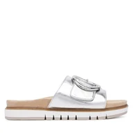 Klapki i japonki damskie - Klapki Tamaris 8-87106-42 Srebrny - miniaturka - grafika 1