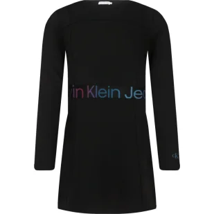 CALVIN KLEIN JEANS Sukienka - Sukienki i spódniczki dla dziewczynek - miniaturka - grafika 1
