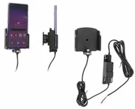 Uchwyty samochodowe do telefonów - Uchwyt uniwersalny aktywny do instalacji na stałe do Samsung Galaxy S23+ bez futerału oraz w futerale lub etui o wymiarach: 75-89 mm (szer.), 2-10 mm (grubość) - miniaturka - grafika 1