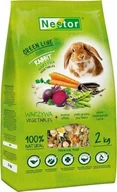 Karma dla gryzoni - Nestor NESTOR POKARM DLA KRÓLIKÓW GREEN LINE 2kg - miniaturka - grafika 1