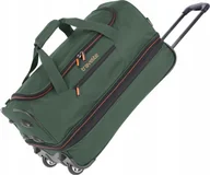 Torby podróżne - Torba Podróżna na kółkach Travelite BASIC zielony - miniaturka - grafika 1