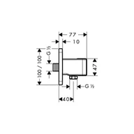 Akcesoria do armatury i ceramiki - Axor ShowerSolutions Uchwyt prysznicowy Porter czarny mat 11626670 - odbiór osobisty: Kraków, Warszawa - miniaturka - grafika 1