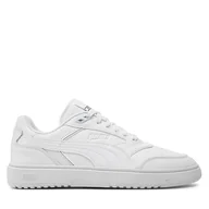 Sneakersy męskie - Sneakersy Puma Doublecoirt 39328401 Biały - miniaturka - grafika 1