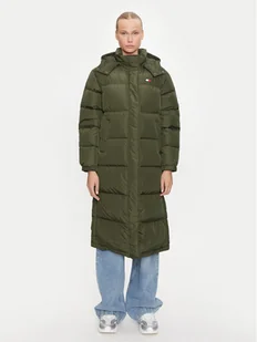 Tommy Jeans Kurtka puchowa Alaska DW0DW18860 Zielony Regular Fit - Kurtki damskie - miniaturka - grafika 1