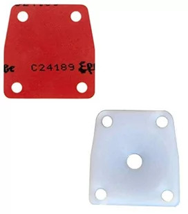 Czerwona membrana z białym siedziskiem filtr paliwa benzyna do Solex 2200/3300/3800/5000 - Filtry paliwa - miniaturka - grafika 1