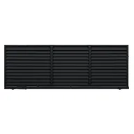 Ogrodzenia - Polbram Brama przesuwna bez przeciwwagi Kreta 4x1,5 m lewa czarna automat - miniaturka - grafika 1