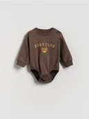 Komplety dla niemowląt - Reserved - Body z aplikacją - brązowy - miniaturka - grafika 1
