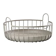 Kosze wiklinowe - Metalowy koszyk druciany ø 38x18 cm Inu – Zone - miniaturka - grafika 1