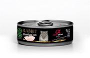 Alpha Spirit 85g Królik koty sterylizowane Alpha Spirit mokra kot (RABBIT FOR STERILIZED CATS )