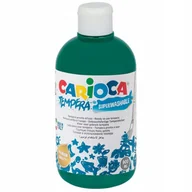 Przybory szkolne - Carioca Farba tempera zieleńmorska 500ml - miniaturka - grafika 1