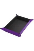 Akcesoria do gier planszowych - Gamegenic: Magnetic Dice Tray - Rectangular - Black/Purple - miniaturka - grafika 1