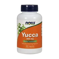 Suplementy naturalne - Now Foods Yucca 500 mg/100 Capsules TT000033 - miniaturka - grafika 1