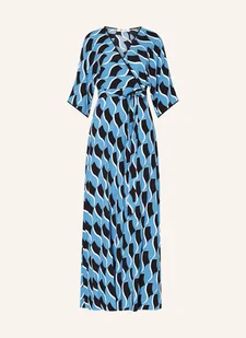 Diane Von Furstenberg Sukienka Eloise W Stylu Kopertowym blau - Sukienki - miniaturka - grafika 1