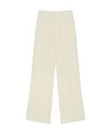 Spodenki damskie - IPEKYOL Szeroka nogawka Fit Pantolon Szorty damskie, Off White, 38 - miniaturka - grafika 1