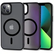 Etui i futerały do telefonów - Tech-Protect Etui Airmatt Pro Magsafe do Apple iPhone 13 Czarny - miniaturka - grafika 1