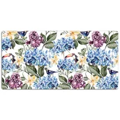 Podkładki na biurko - Mata na biurko Bujne kwiaty vintage 120x60 cm - miniaturka - grafika 1