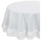 Obrusy i serwetki - Obrus EUROFIRANY Jasper 120 cm Biały - miniaturka - grafika 1