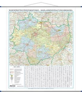 EkoGraf Województwo świętokrzyskie mapa ścienna 1:200 000 - Atlasy i mapy - miniaturka - grafika 1