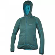 Bluzy sportowe damskie - Bluza damska Warmpeace Rigby Lady Rozmiar: S / Kolor: zielony - miniaturka - grafika 1