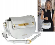 Torebki damskie - Torebka damska włoskiej marki Enrico Coveri Listonoszka EC3223 srebrna - miniaturka - grafika 1