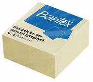 Gadżety  do biura - Bloczek Kartek Samoprzylepnych Bantex 75x75mm Żółte x 400 szt. - miniaturka - grafika 1