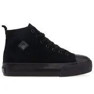 Sneakersy damskie - Buty Kappa Viska 243208OC-1111 - czarne - miniaturka - grafika 1
