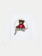 Bluzki damskie - Guess Bluzka J4BI10 I3Z14 Biały Boxy Fit - miniaturka - grafika 1
