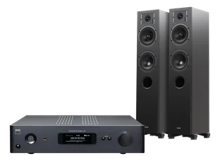 NAD C 389 (czarny) + Diva 5 (czarny) - Zestawy stereo - miniaturka - grafika 1