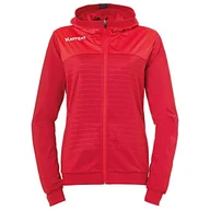 Kurtki damskie - Kempa Emotion 2.0 damska kurtka z kapturem, kolor chili/czerwony, L - miniaturka - grafika 1
