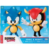 Figurki dla dzieci - SET FIGURAS SONIC & MIGHTY SONIC THE HEDGEHOG 10CM - miniaturka - grafika 1