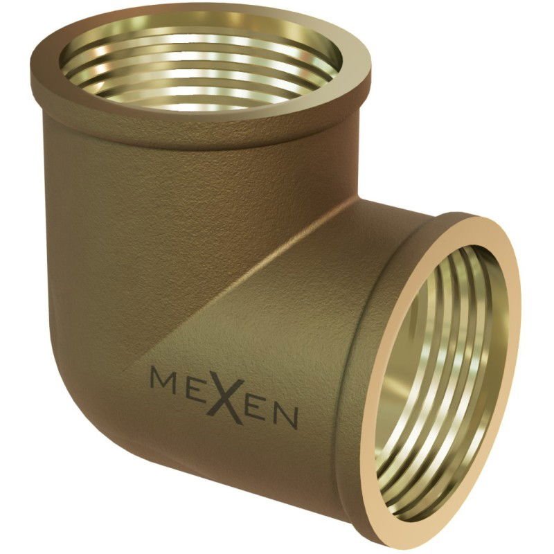 Mexen BRASS kolano mosiężne 1/2 GW x 1/2 GW - W97402-1212