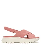 Sandały damskie - Clarks Sandały DashLite Wish 26186582 Różowy - miniaturka - grafika 1