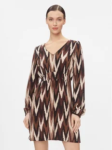 ONLY Sukienka codzienna 15306566 Brązowy Regular Fit - Sukienki - miniaturka - grafika 1