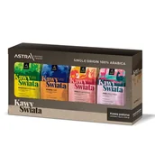 Kawa - Astra Zestaw kaw świata 4x250g kawa ziarnista - miniaturka - grafika 1