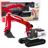 Samochody i pojazdy dla dzieci - Koparka Gąsienicowa Ruchoma Łyżka Obrotowa Kabina 360° 1:14 LEAN Toys - miniaturka - grafika 1
