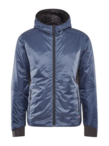 Craft ADV EXPLORE LIGHTWEIGHT Jacket | Lekka kurtka męska L | Flow | pakowana kurtka outdoorowa męska | izolacja PrimaLoft | 2 kieszenie zapinane na zamek błyskawiczny | kaptur | wstawki ze stretchu |