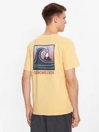 Koszulki męskie - Quiksilver T-Shirt Qs Bubble Stamp EQYZT07258 Żółty Regular Fit - miniaturka - grafika 1