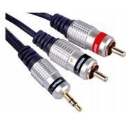 Kable - Przewód kabel mini JACK / 2RCA cinch 10M JKD10 DIGITAL VITALCO - miniaturka - grafika 1