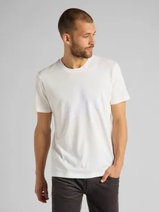 LEE SS TONAL GRAPHIC TEE MĘSKI T-SHIRT WHITE CANVAS L62WETRR 112114877 - Lee - Koszulki męskie - miniaturka - grafika 1