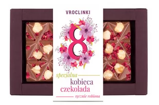 Czekolada mleczna Z Malinami I Orzechami Laskowymi - Dzień Kobiet Różowa 8 - Czekolada - miniaturka - grafika 1
