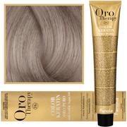 Farby do włosów i szampony koloryzujące - Fanola 9.1 Oro Puro Therapy Keratin Color 100 ML bardzo jasny blond ASZ HC-18-20 - miniaturka - grafika 1