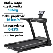 Bieżnie - Bieżnia elektryczna INSPIRE FITNESS T4S 2238W 16km/h - miniaturka - grafika 1