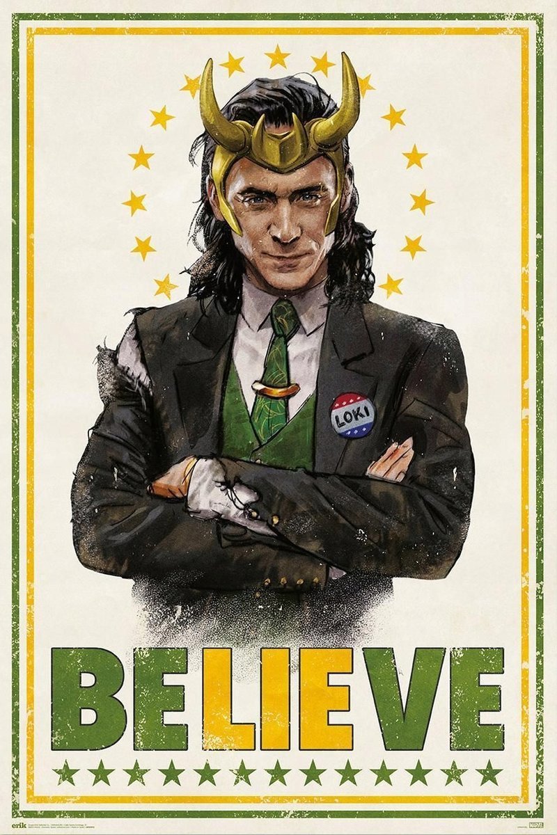 PODKŁADKA POD MYSZ Z Nadrukiem 22x18 cm Marvel Loki Believe Tekst Prezent