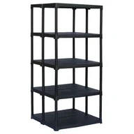 Szafy i regały magazynowe - ARTPLAST Regał plastikowy TEMPO, 1760x800x775 mm, 5 półek T80/10 PLUS - miniaturka - grafika 1
