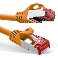Kable miedziane - InLine Patchcord Cat.6 S/FTP 250MHz PVC 5m pomarańczowy 76405O - miniaturka - grafika 1