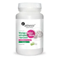 Suplementy naturalne - Aliness Wyciąg z Nasion Ostropestu z Karczochem (Regeneracja Wątroby) 100 kapsułek wegetariańskich - miniaturka - grafika 1