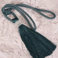 Akcesoria do wystroju okien - Sznur do zasłon EUROFIRANY, ciemnoturkusowy - miniaturka - grafika 1